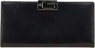 Gucci Pre-owned Wallets, female, Black, Size: ONE SIZE Pre-owned Leather wallets