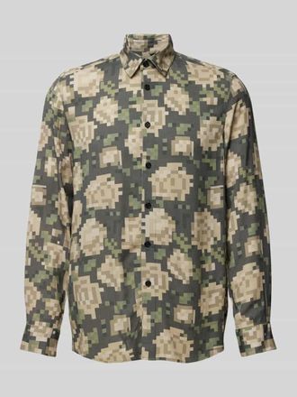 Drykorn Drykorn Freizeithemd mit Kentkragen Modell RAMIS in Oliv, Gr&ouml;&szlig;e M