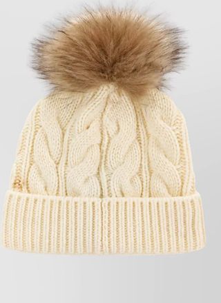 Moncler ribbed cashmere-blend beanie