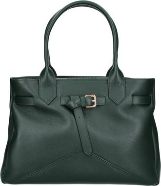 Ballantyne Green Kate 993 Calfskin Leather Tote Bag