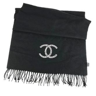 Chanel Pre-owned Scarves, female, Black, Size: ONE SIZE Pre-owned Shawl