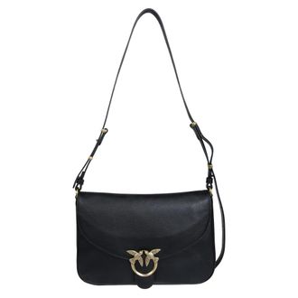 Pinko Love Satchel Classic Vitello - - Bags - Donna - Nero - ONE SIZE