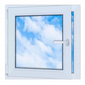 OEM Ventana De Pvc Blanca De 70x70 Mm, Izquierda, Nueva, De Doble Acristalamiento Ru De 700x700 Mm, Oscilobatiente