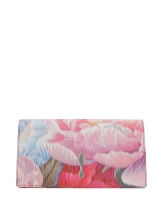 Christian Louboutin Bettina Peony Print Clutch