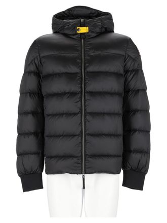 Parajumpers Black Buckle Detail Down Jacket