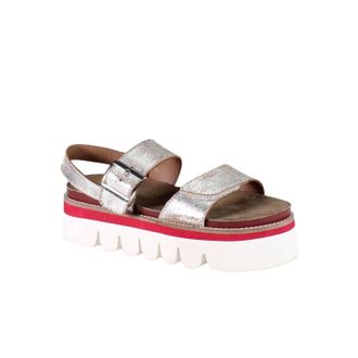 Diba Womens Roly Poly Platform Sandal In Silver
