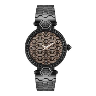 Philipp Plein Couture 32mm Horloge - Dames - Horloges - Zwart - ONE Size - Accessoires
