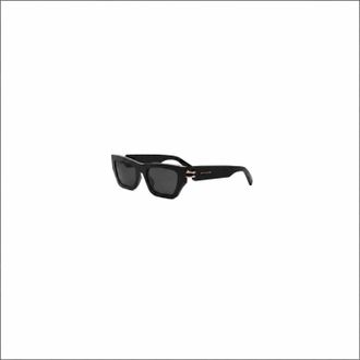 Bulgari Womens B. zero1 Geometric-Frame Sunglasses In Black