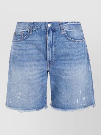 Polo Ralph Lauren denim shorts trousers frayed hem distressed