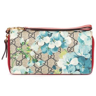 Gucci Pre-owned Womens Zip Around Wallet - Blue - One Size