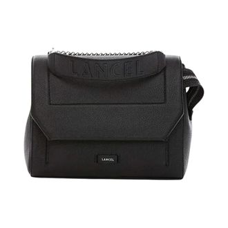 Lancel Ninon M Flap Bag - Dames - Tassen - Zwart - Maat: ONE Size Zijde