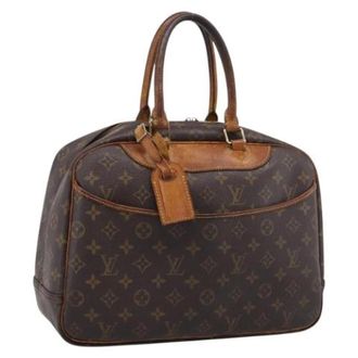 Louis Vuitton Pre-owned Deauville Hand Bag - Dames - Pre-owned - Bruin - Maat: ONE Size Leer