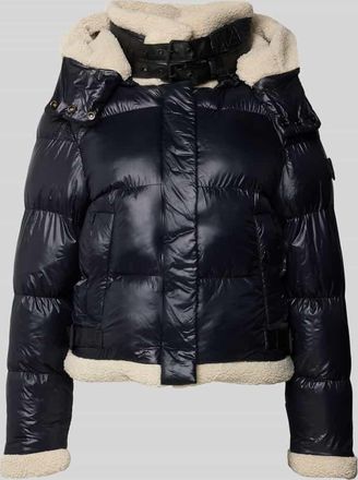 Khujo Steppjacke mit Stehkragen und Riegeln Modell NESSIE2 in Black, Größe XXL