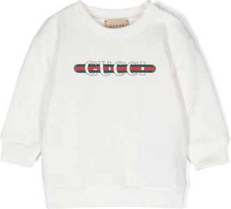 Gucci White Sweatshirt for Boys Aw24