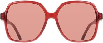 Ferragamo Red Square Ladies Sunglasses SF2069SE 616 57