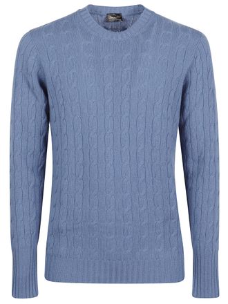 Drumohr Braided Cable Knit Sweater