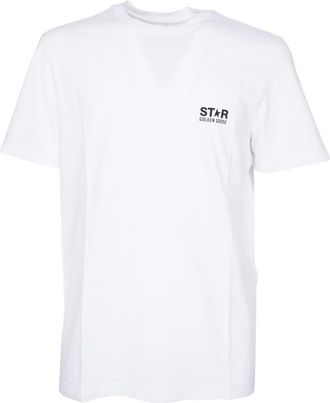 Golden Goose White logo-print short-sleeve T-shirt