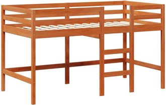 vidaXL Juego De Cama De D&iacute;a 2 Pcs Marr&oacute;n Cera Madera De Pino Macizo Vidaxl