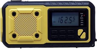 OEM Radio De Emergencia Digital Am/fm Con Alerta Meteorol&oacute;gica Noaa, Receptor De Radio Con Manivela Solar De 4 V&iacute;as, Linterna Led Y Cargador De Tel&eacute;fono C