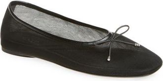 Rag & Bone Poppi Ballet Flat in Black Mesh at Nordstrom, Size 8.5Us