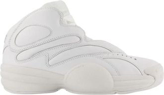 Alexander Wang Witte Leren Hoop Sneakers - Su&egrave;de Kalfsleer - Dames - Sneakers - Wit - 36 EU - Leer - Schoenen