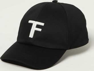 Tom Ford Cappello Tom Ford in cotone con logo ricamato