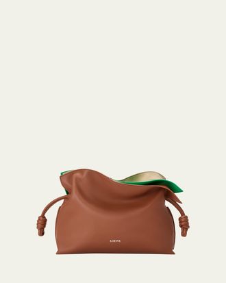 Loewe Flamenco Layered Leather Clutch Bag