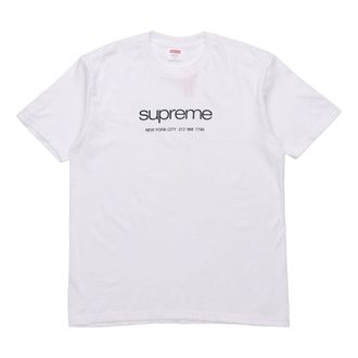 SUPREME SS20 Classic Logo Short Sleeve Unisex White SUP-SS20-265