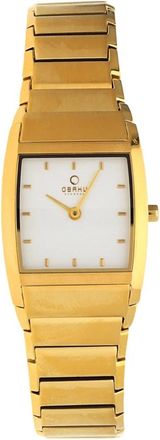 Obaku Polshorloge - Dames - Horloges - Geel - ONE Size - Accessoires
