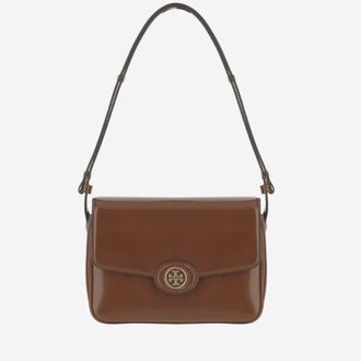 Tory Burch Brown Robinson Shoulder Bag