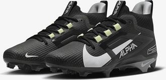 Nike Alpha Menace 4 Elite FD7036-001 Mens Black White Football Cleats GBNC1503