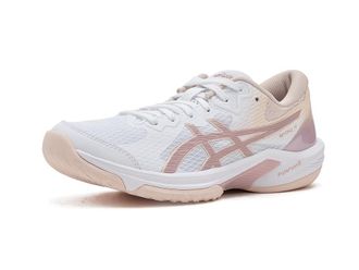 Asics Beyond FF Womens Volleyball Shoes White/Morganite : 10.5 B - Medium, Synthetic
