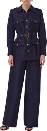 Zimmermann Dames, Broeken, Blauw, Maat: M Zijde