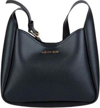 Michael Kors Birch Medium Pebbled Leather Messenger - Dames - Schoudertassen - Zwart - ONE Size - Katoen - Tassen