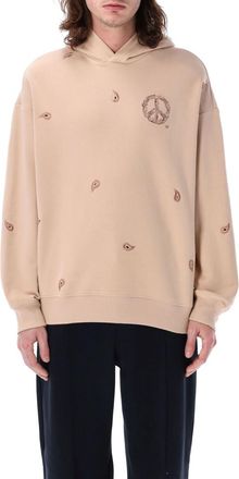 Emporio Armani Pink Logo Cotton Hoodie