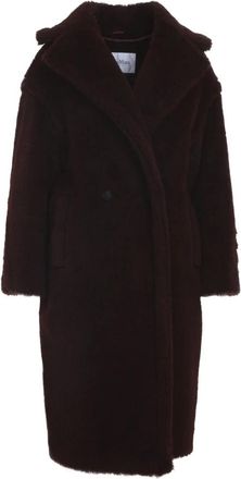 Max Mara Tedgirl Coat - Dames - Jassen - Bruin - S - Wol - Jassen