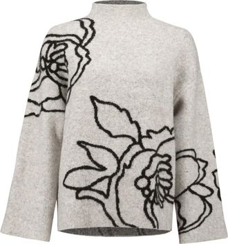 Joseph Ribkoff Truien & Vesten, Dames, Grijs, L, Stijlvolle Trui voor vrouwen