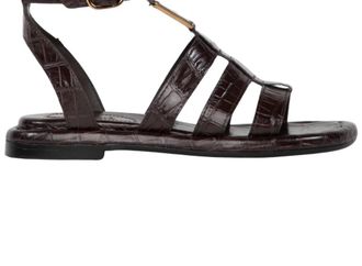 Homers Womens Anais Gladiator Sandal In Coco Castagna