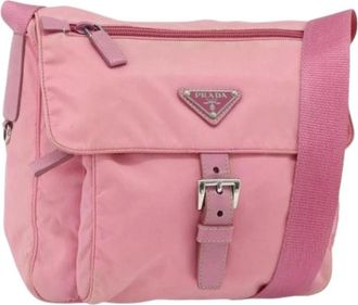 Prada Pre-owned Cross Body Bags, female, Pink, Size: ONE SIZE Pre-owned Vintage Shoulder Bag