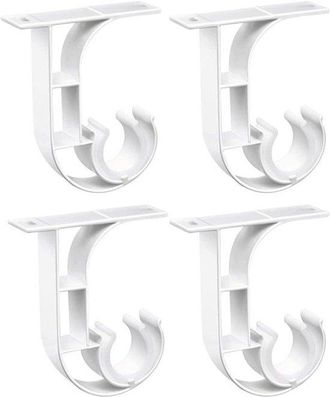 OEM Soporte De Techo. Adecuado Para Barra De Cortina. Soporte Blanco Resistente. Adecuado Para Barra De Cortina. Soporte Para Barra De Cortina