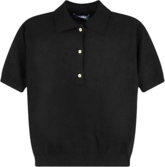 Max Mara Truien & Vesten, Dames, Zwart, L, Maglia-Canottiera Top