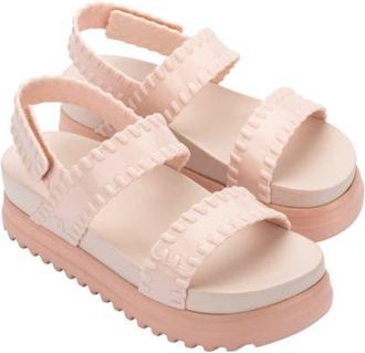 Melissa Dune Quarter Strap Platform Sandal in Beige at Nordstrom, Size 10