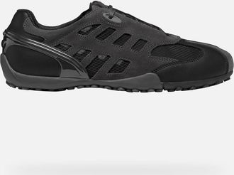 Geox Scarpe Archive Snake Uomo Nero/grigio Scuro