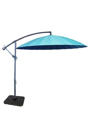 Royalcraft 3m Shanghai Cantilever Parasol in Blue