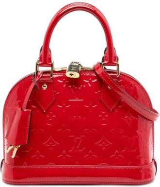 Louis Vuitton Pre-owned Handbags, female, Red, Size: ONE SIZE Pre-owned Alma BB