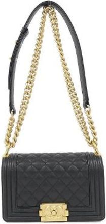 Chanel Pre-owned Borsa a Spalla Boy in Pelle Grained Calf - - Pre-owned - Donna - Nero - ONE SIZE