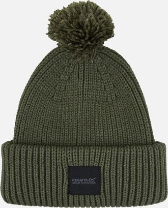 Regatta Unisex Adult Connora Pom Pom Beanie - Green - Size: ONE size