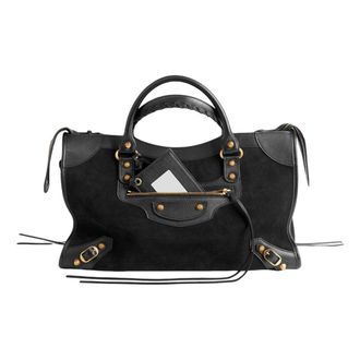Balenciaga (WMNS) Balenciaga Le City Bag Medium Black 8657602ACJ51000