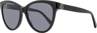 Moncler Womens Maquille Sunglasses ML0283 01A Black 55mm