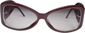 Celine Pre-owned Plastic Zonnebril - Dames - Vintage Accessoires - Paars - ONE Size - Vintage